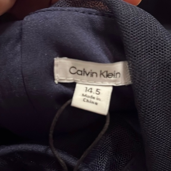 NWT Calvin Klein Girls' Sleeveless Party Dress, Fit and Flare Silhouette 14.5 - Picture 8 of 9